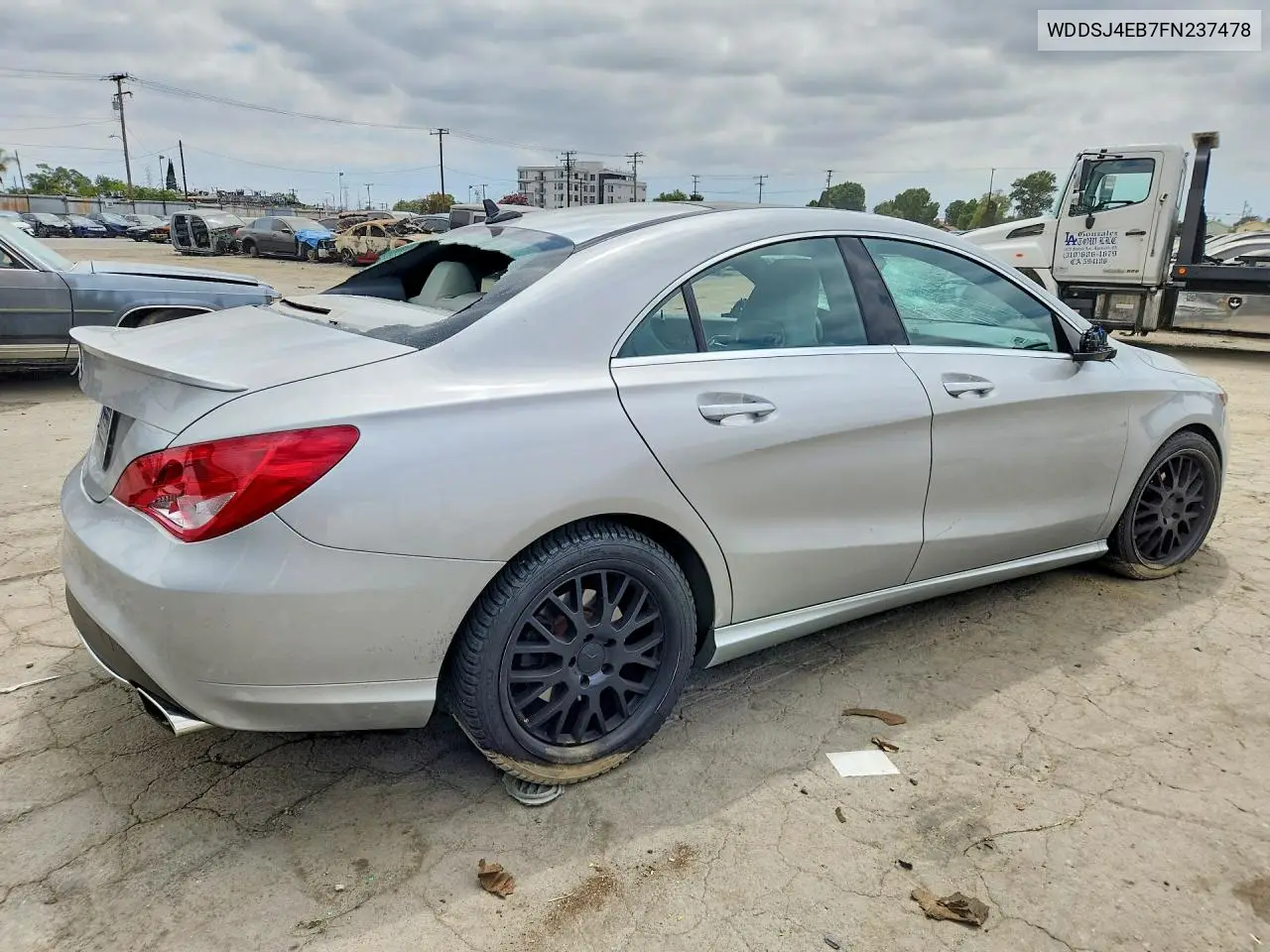 2015 Mercedes-Benz Cla 250 VIN: WDDSJ4EB7FN237478 Lot: 85994415