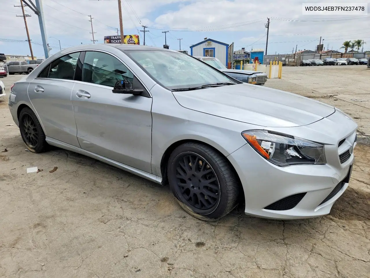 2015 Mercedes-Benz Cla 250 VIN: WDDSJ4EB7FN237478 Lot: 85994415