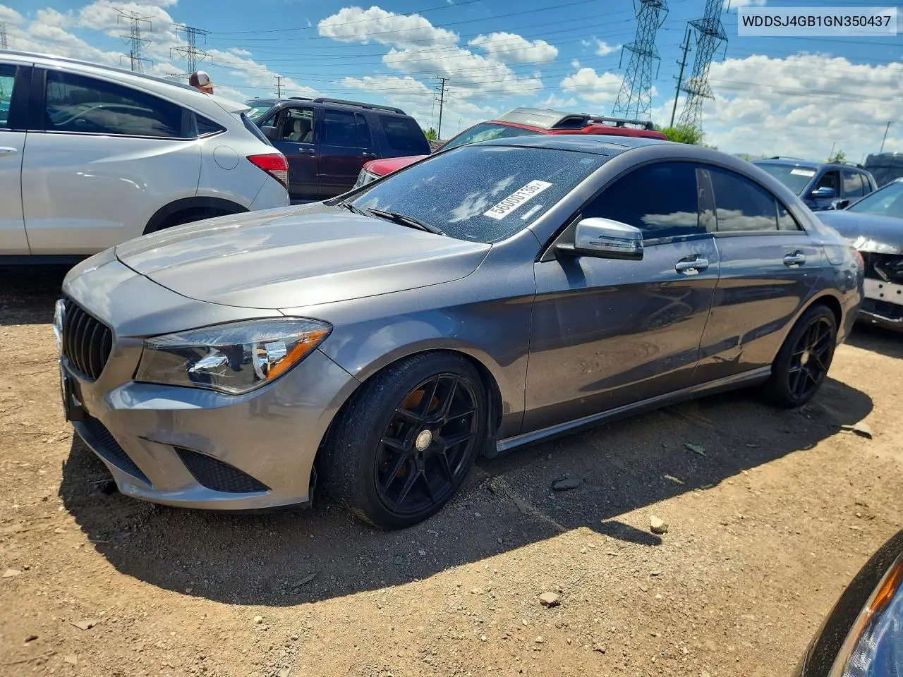 2016 Mercedes-Benz Cla 250 4Matic VIN: WDDSJ4GB1GN350437 Lot: 56000136