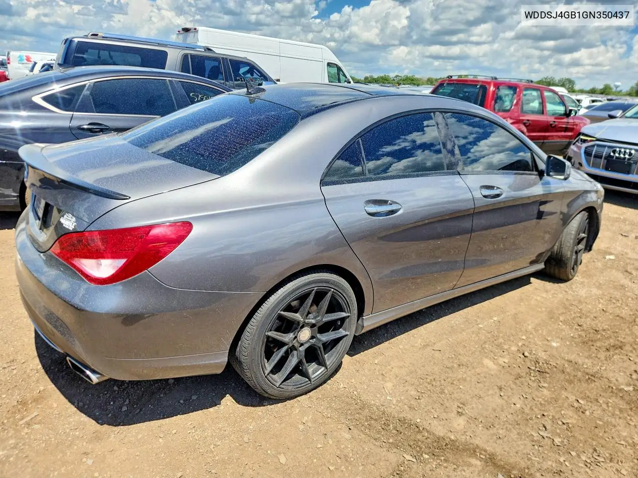 2016 Mercedes-Benz Cla 250 4Matic VIN: WDDSJ4GB1GN350437 Lot: 56000136