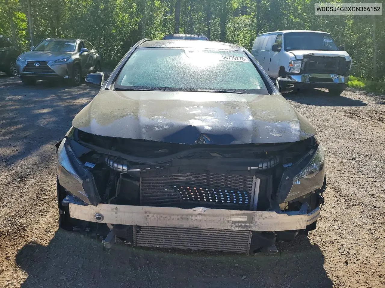 2016 Mercedes-Benz Cla 250 4Matic VIN: WDDSJ4GBXGN366152 Lot: 56770276