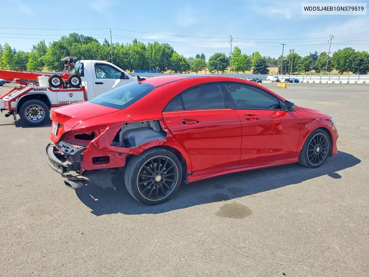 2016 Mercedes-Benz Cla 250 VIN: WDDSJ4EB1GN379519 Lot: 57409196