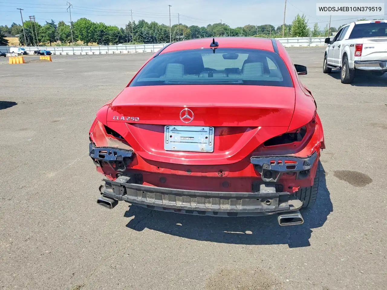 2016 Mercedes-Benz Cla 250 VIN: WDDSJ4EB1GN379519 Lot: 57409196