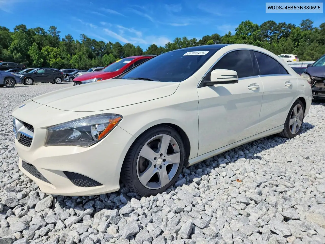 2016 Mercedes-Benz Cla 250 VIN: WDDSJ4EB6GN380696 Lot: 57926426