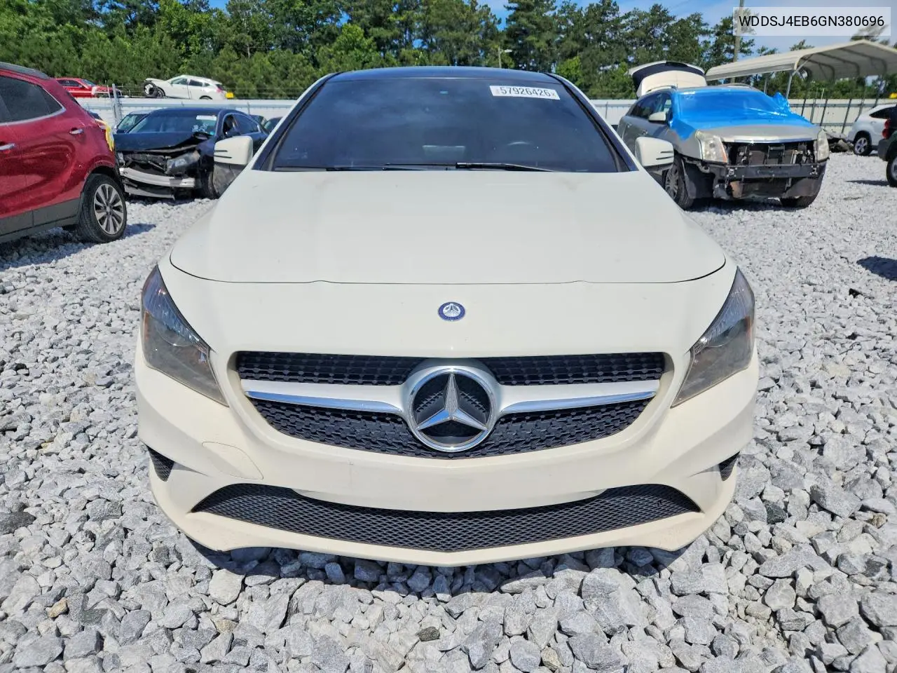 2016 Mercedes-Benz Cla 250 VIN: WDDSJ4EB6GN380696 Lot: 57926426