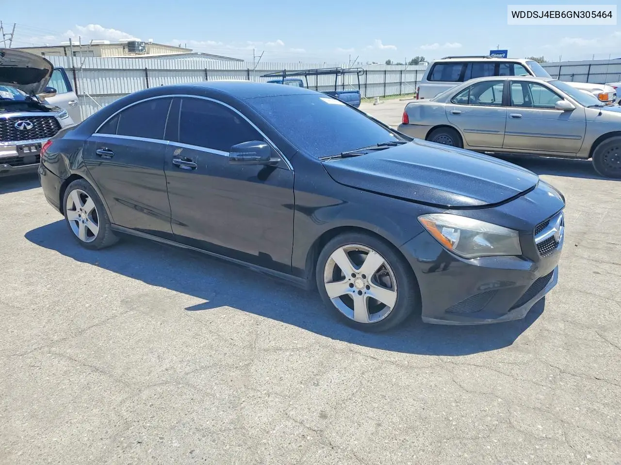 2016 Mercedes-Benz Cla 250 VIN: WDDSJ4EB6GN305464 Lot: 59179926