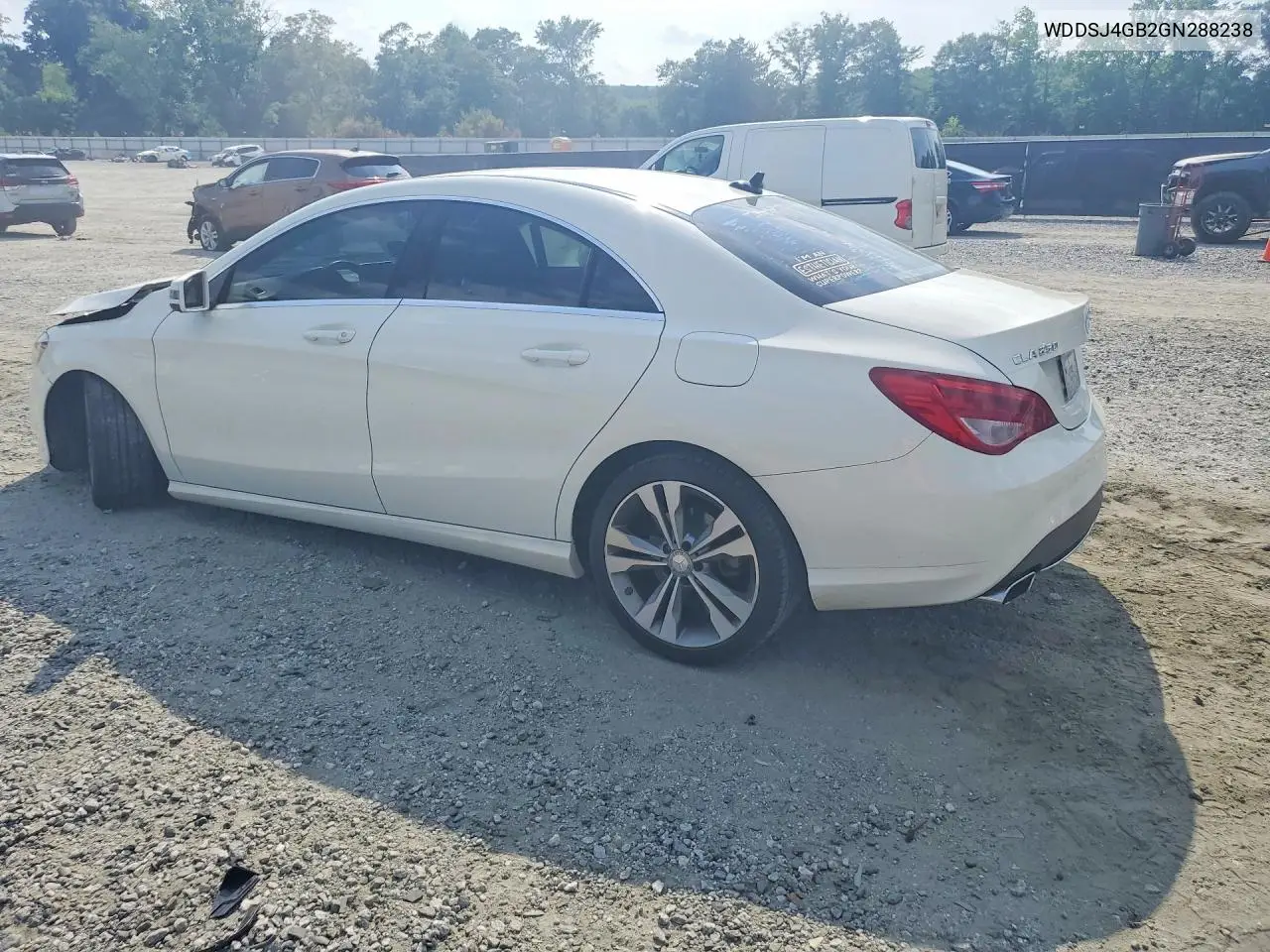 2016 Mercedes-Benz Cla 250 4Matic VIN: WDDSJ4GB2GN288238 Lot: 59386486