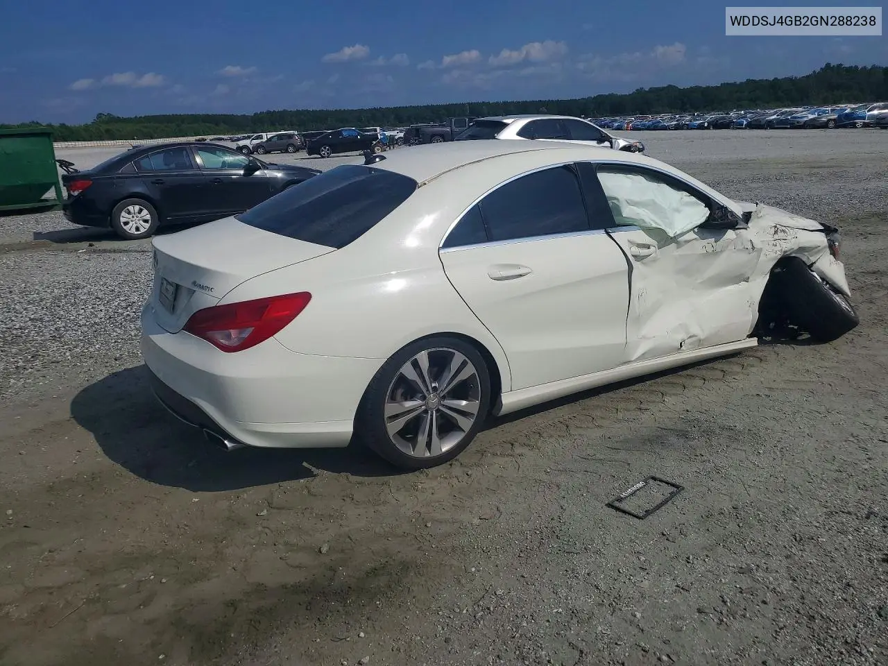 2016 Mercedes-Benz Cla 250 4Matic VIN: WDDSJ4GB2GN288238 Lot: 59386486