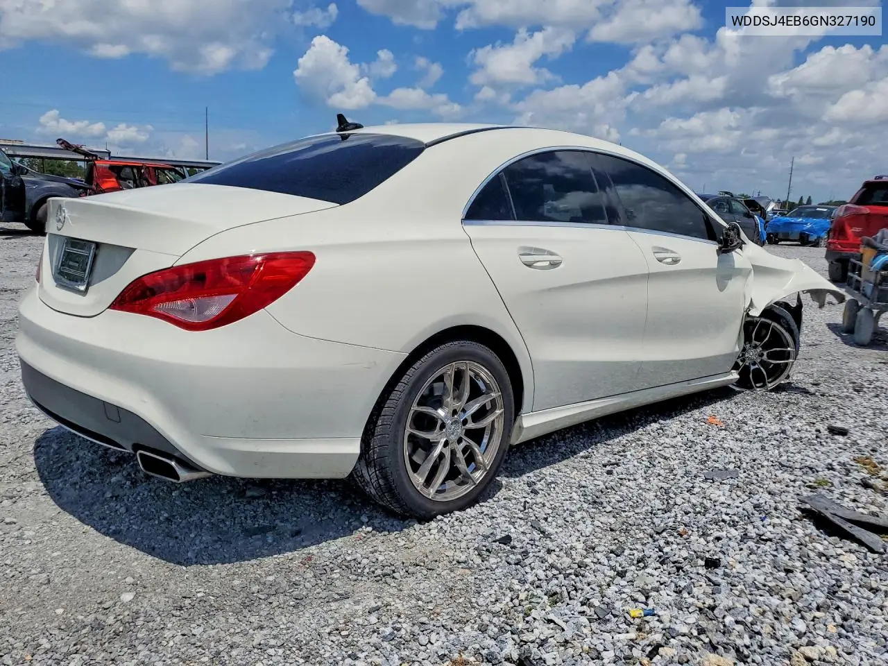 2016 Mercedes-Benz Cla 250 VIN: WDDSJ4EB6GN327190 Lot: 59582786