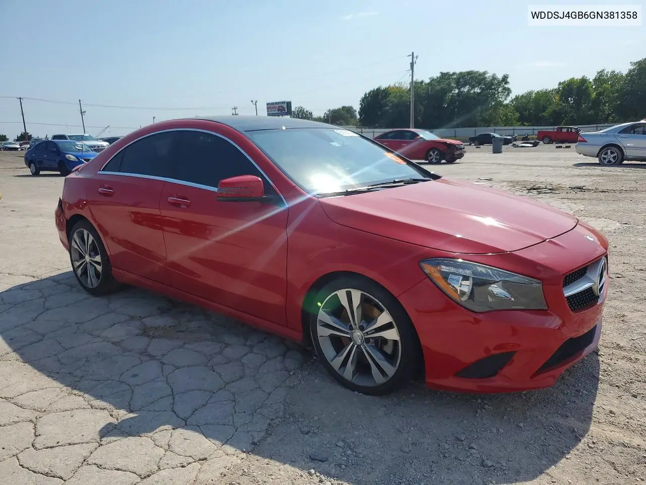 2016 Mercedes-Benz Cla 250 4Matic VIN: WDDSJ4GB6GN381358 Lot: 60159176