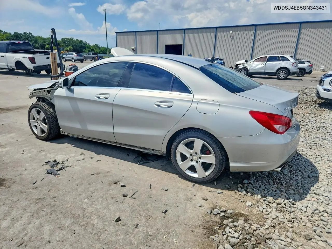 2016 Mercedes-Benz Cla 250 VIN: WDDSJ4EB5GN343431 Lot: 60895596