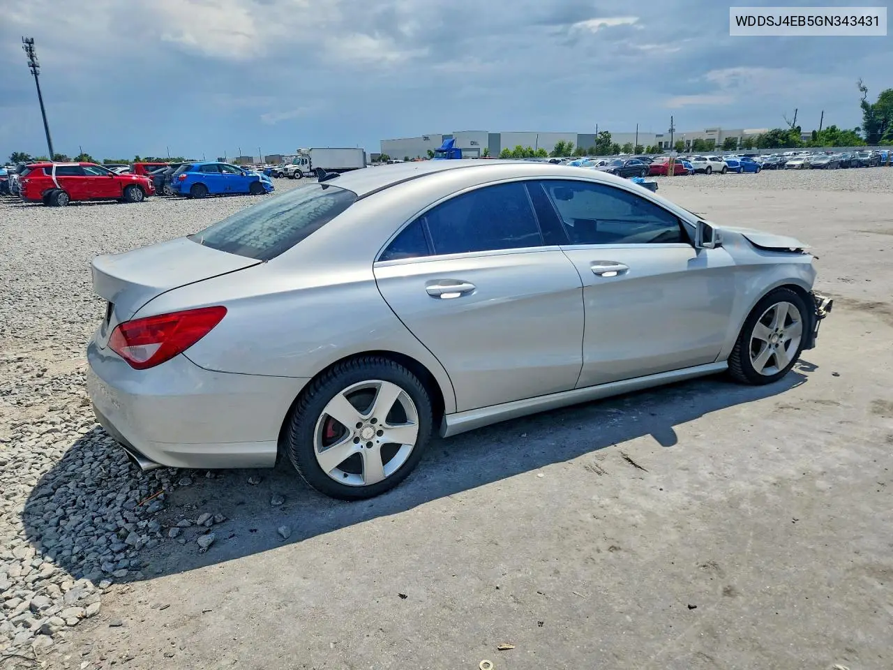 2016 Mercedes-Benz Cla 250 VIN: WDDSJ4EB5GN343431 Lot: 60895596
