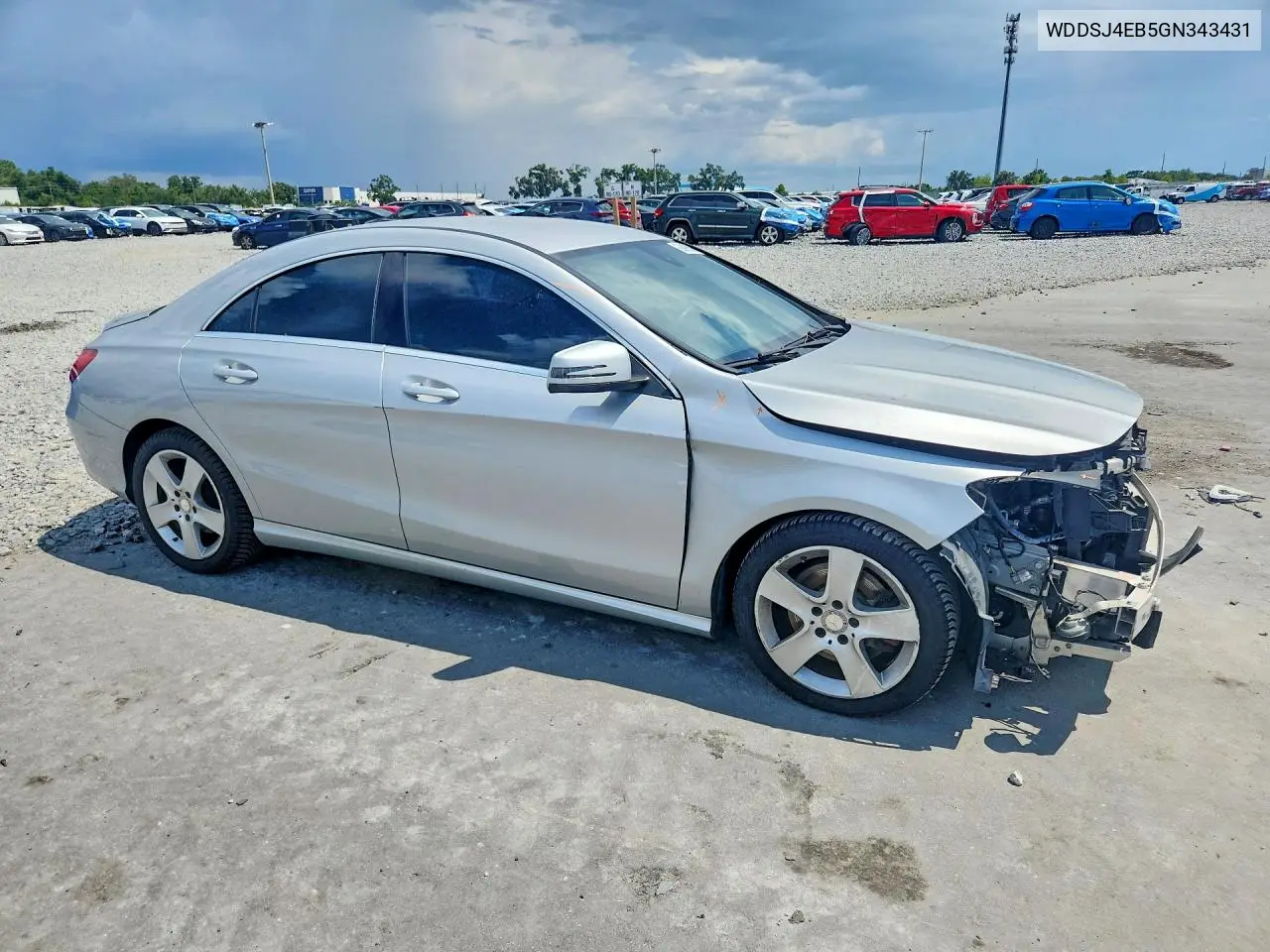 2016 Mercedes-Benz Cla 250 VIN: WDDSJ4EB5GN343431 Lot: 60895596