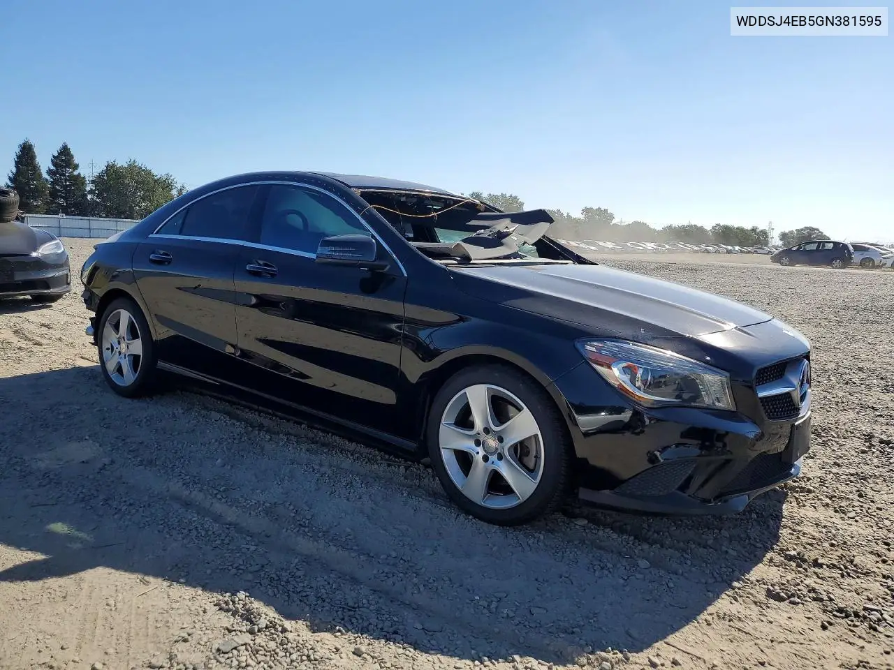 2016 Mercedes-Benz Cla 250 VIN: WDDSJ4EB5GN381595 Lot: 61096266