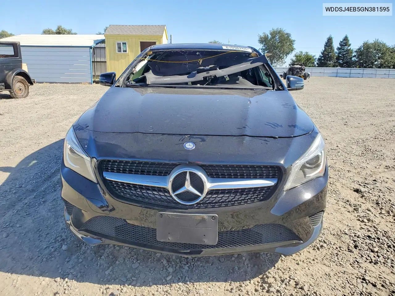 2016 Mercedes-Benz Cla 250 VIN: WDDSJ4EB5GN381595 Lot: 61096266