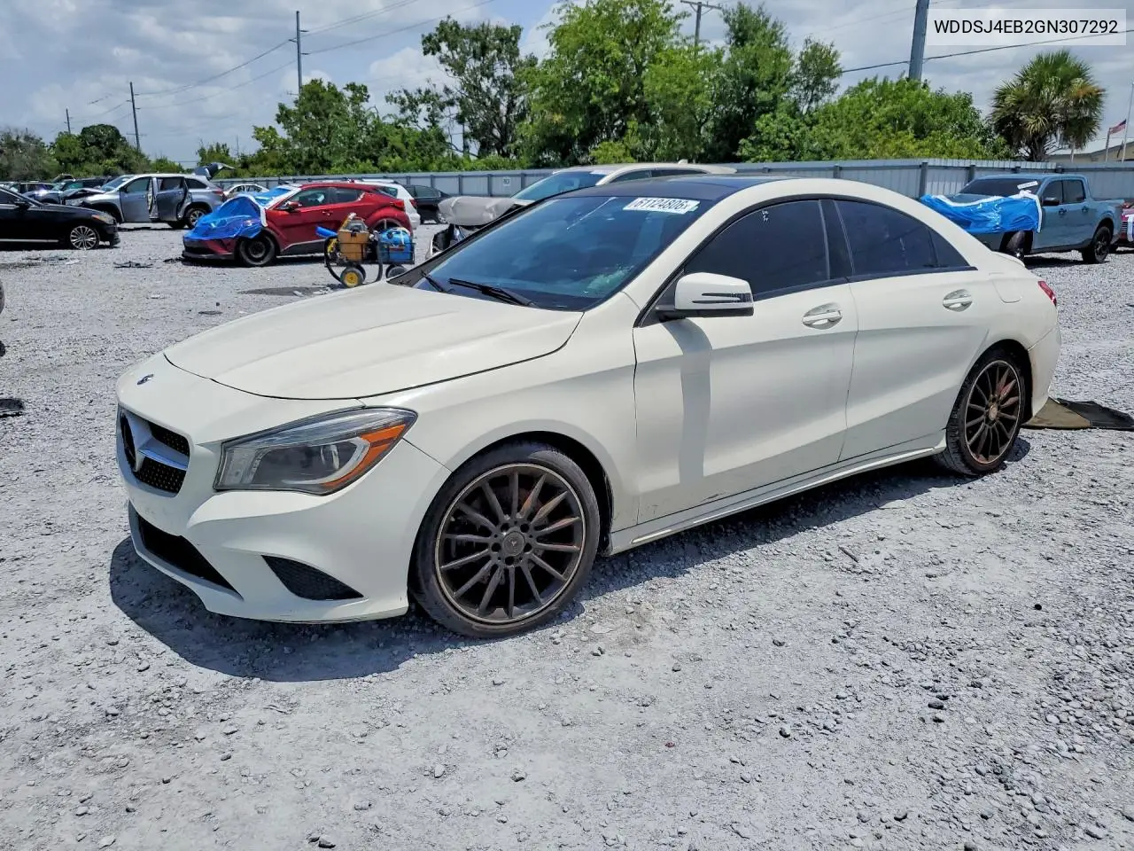 2016 Mercedes-Benz Cla 250 VIN: WDDSJ4EB2GN307292 Lot: 61124806
