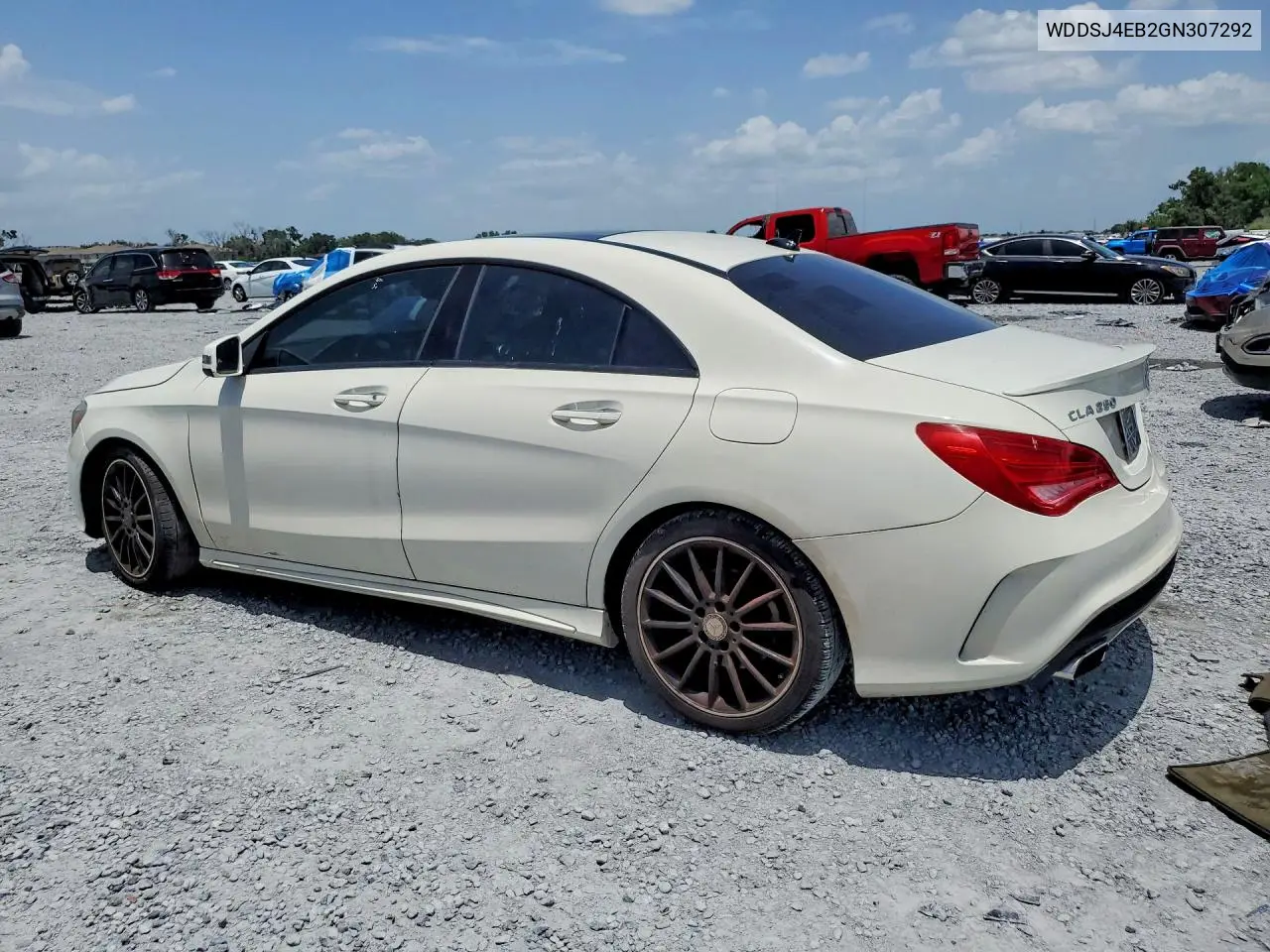 2016 Mercedes-Benz Cla 250 VIN: WDDSJ4EB2GN307292 Lot: 61124806