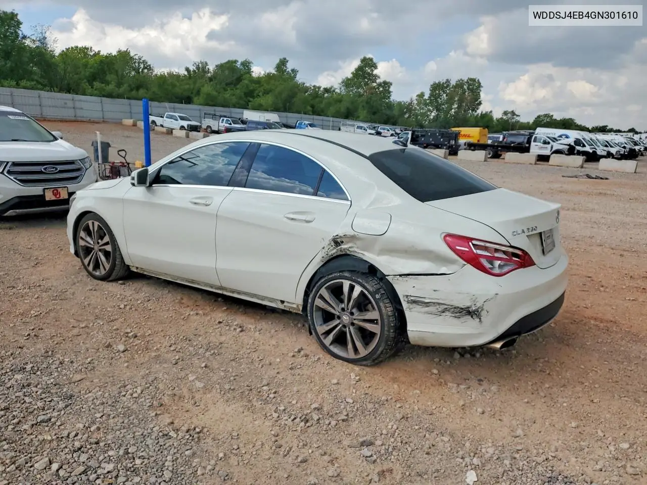 2016 Mercedes-Benz Cla 250 VIN: WDDSJ4EB4GN301610 Lot: 61181606