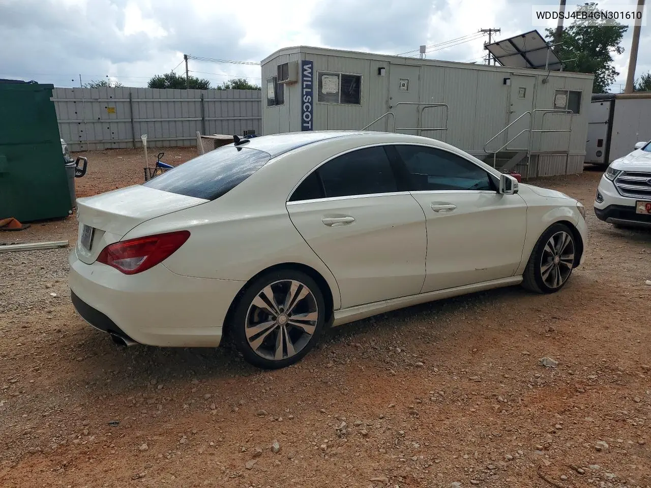 2016 Mercedes-Benz Cla 250 VIN: WDDSJ4EB4GN301610 Lot: 61181606