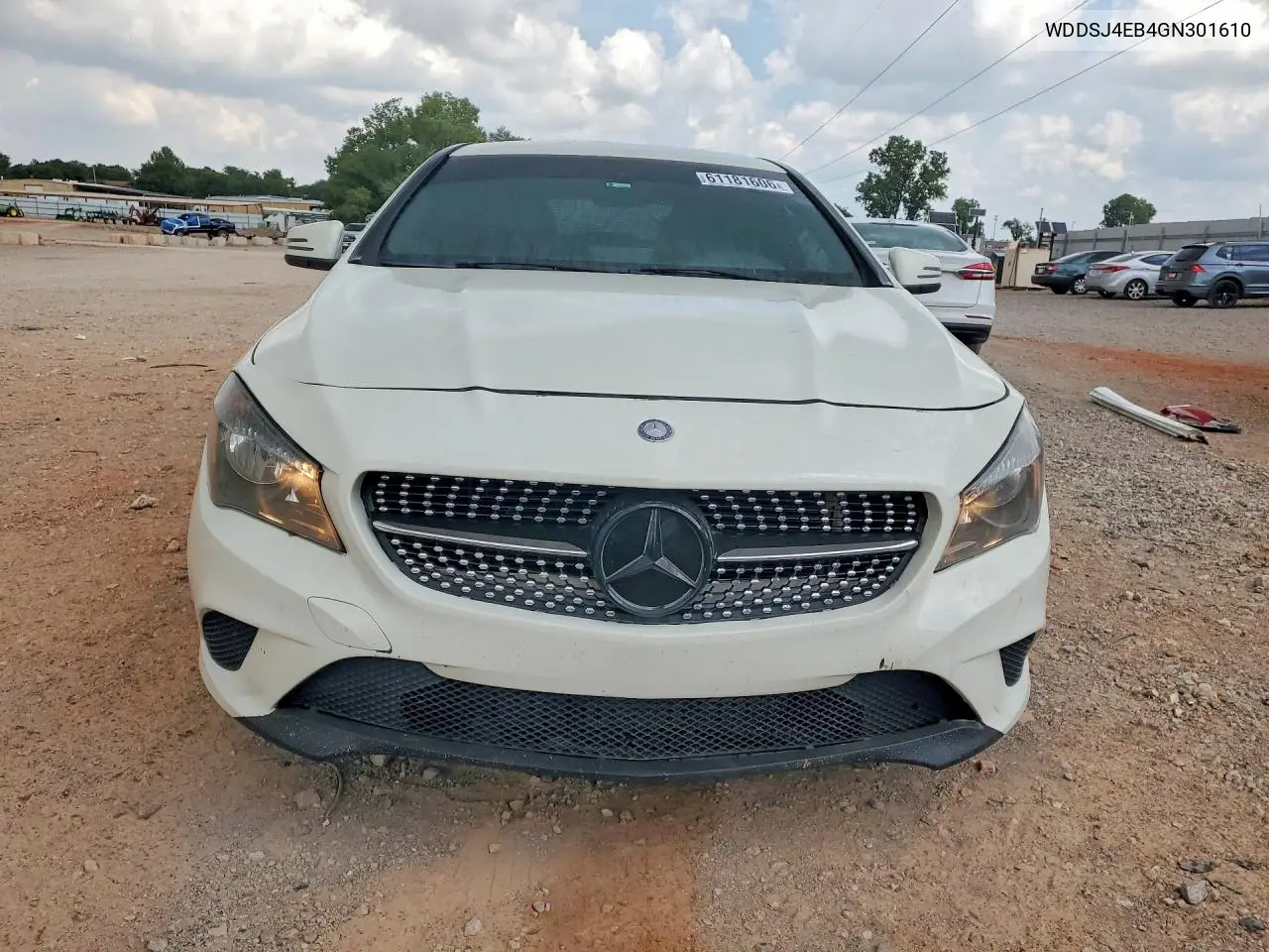 2016 Mercedes-Benz Cla 250 VIN: WDDSJ4EB4GN301610 Lot: 61181606