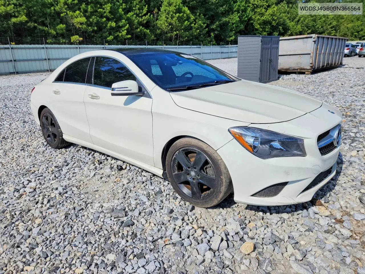 2016 Mercedes-Benz Cla 250 4Matic VIN: WDDSJ4GB0GN366564 Lot: 61505706