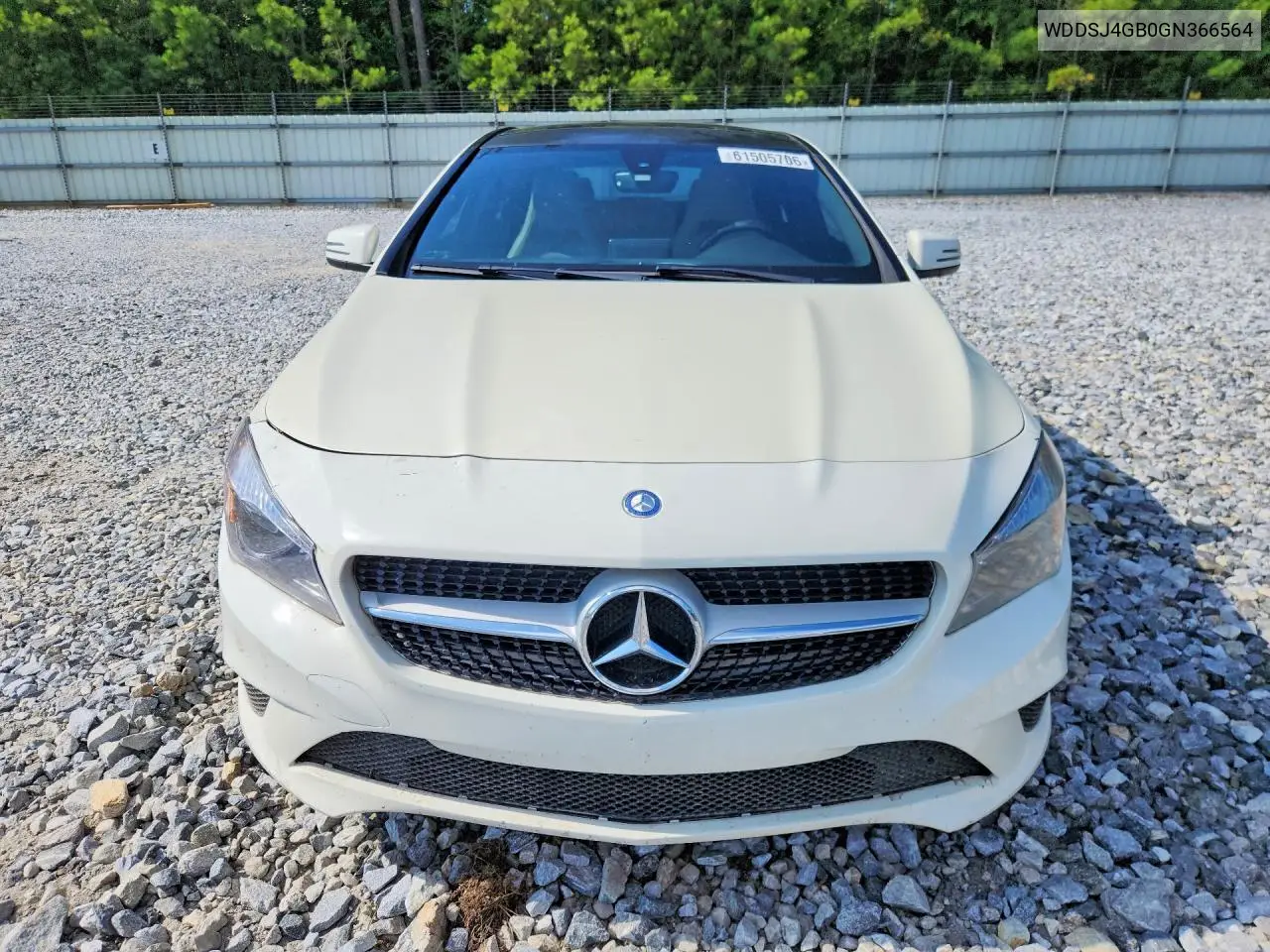 2016 Mercedes-Benz Cla 250 4Matic VIN: WDDSJ4GB0GN366564 Lot: 61505706