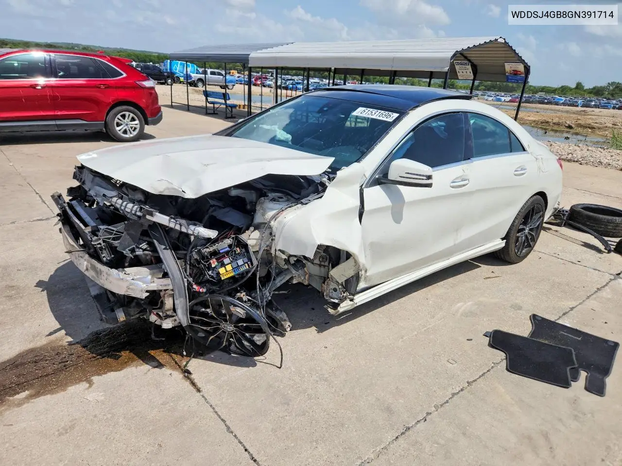 2016 Mercedes-Benz Cla 250 4Matic VIN: WDDSJ4GB8GN391714 Lot: 61531696