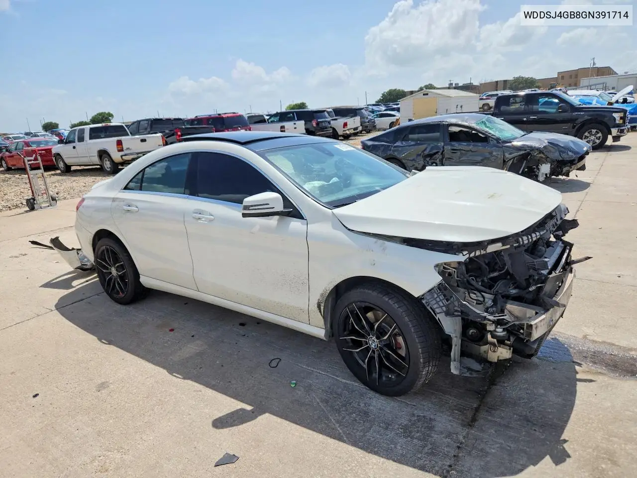 2016 Mercedes-Benz Cla 250 4Matic VIN: WDDSJ4GB8GN391714 Lot: 61531696