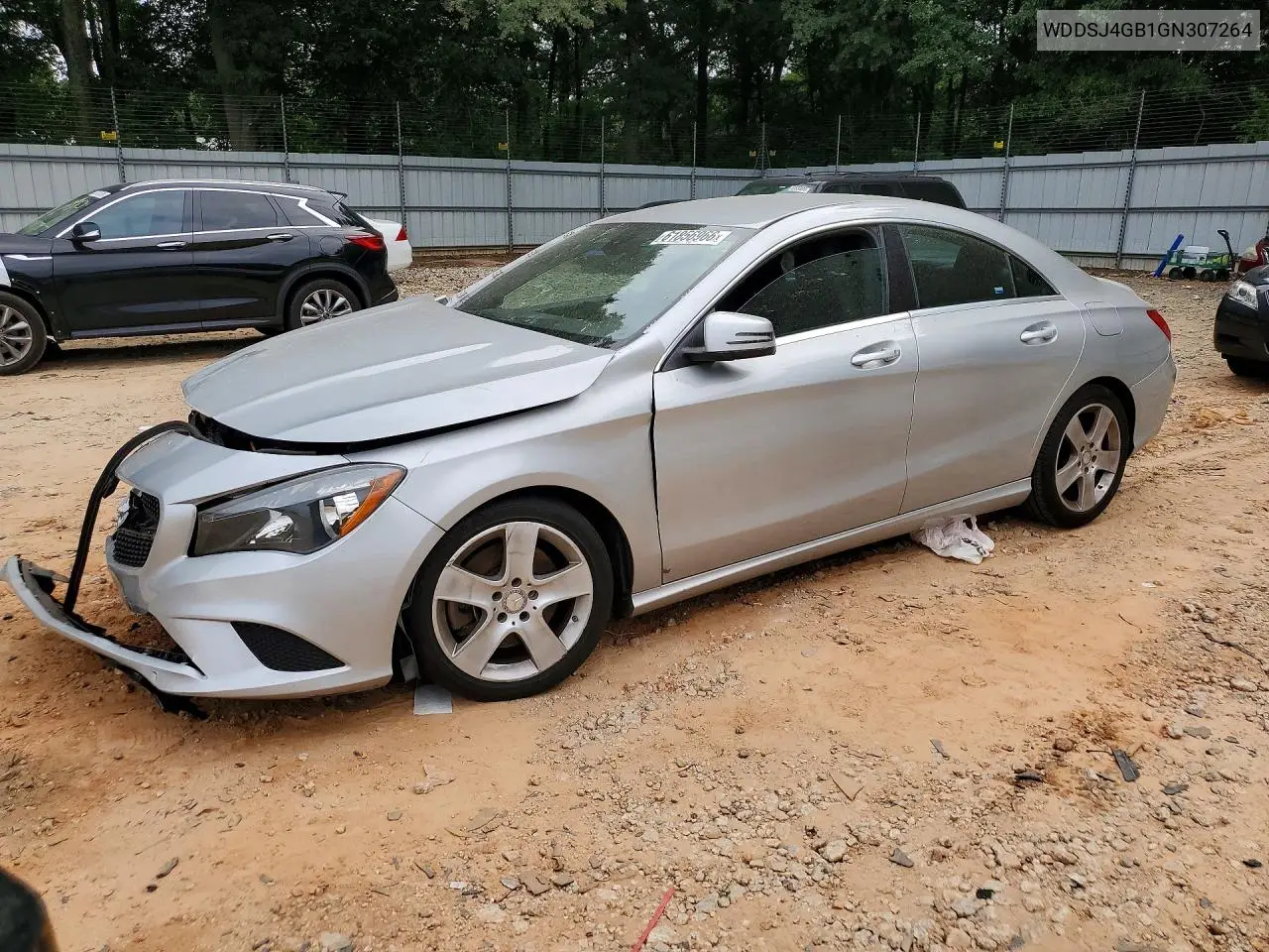 2016 Mercedes-Benz Cla 250 4Matic VIN: WDDSJ4GB1GN307264 Lot: 61856966