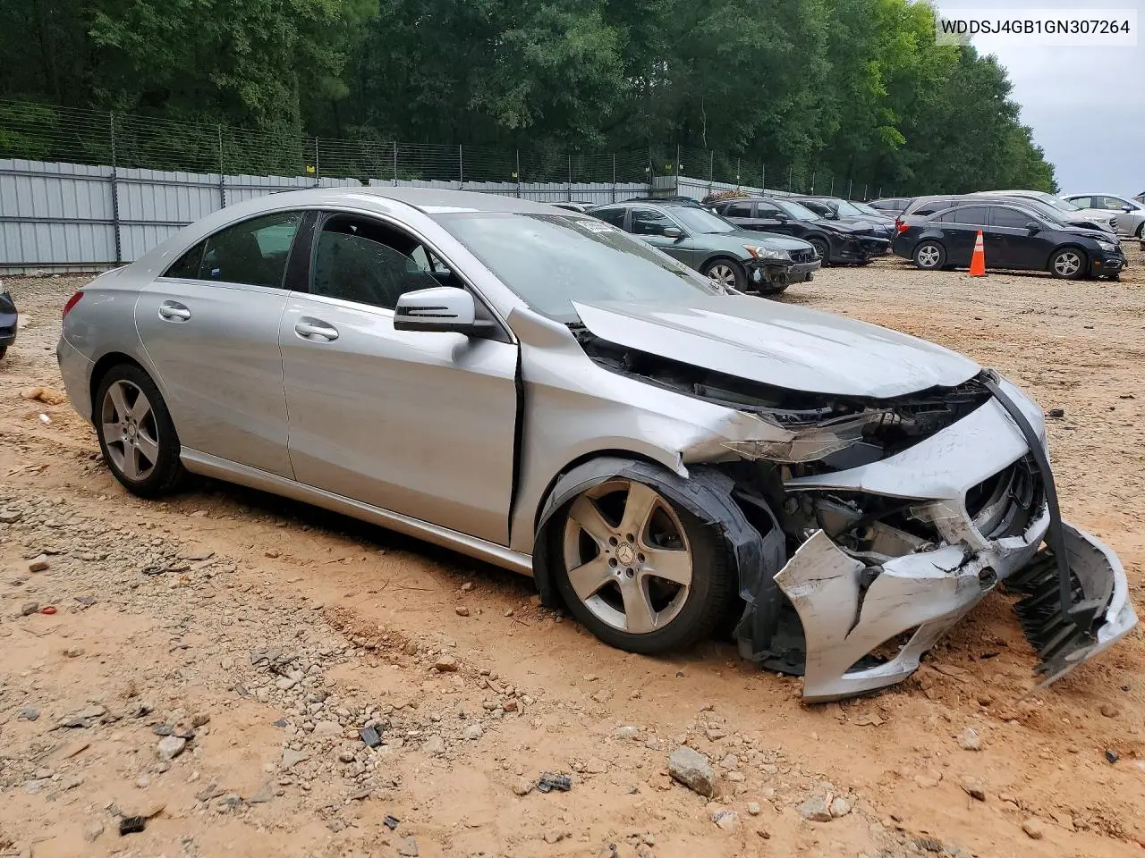 2016 Mercedes-Benz Cla 250 4Matic VIN: WDDSJ4GB1GN307264 Lot: 61856966