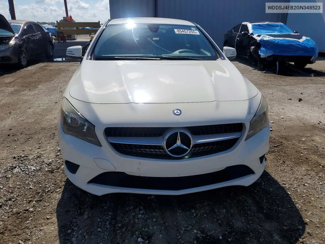 2016 Mercedes-Benz Cla 250 VIN: WDDSJ4EB2GN348523 Lot: 85457255