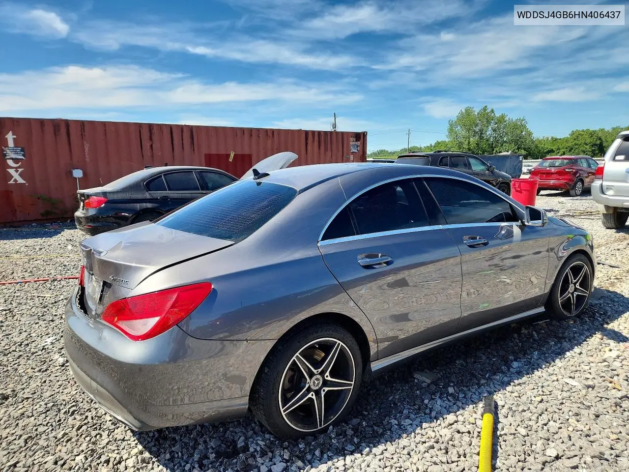2017 Mercedes-Benz Cla 250 4Matic VIN: WDDSJ4GB6HN406437 Lot: 55796026
