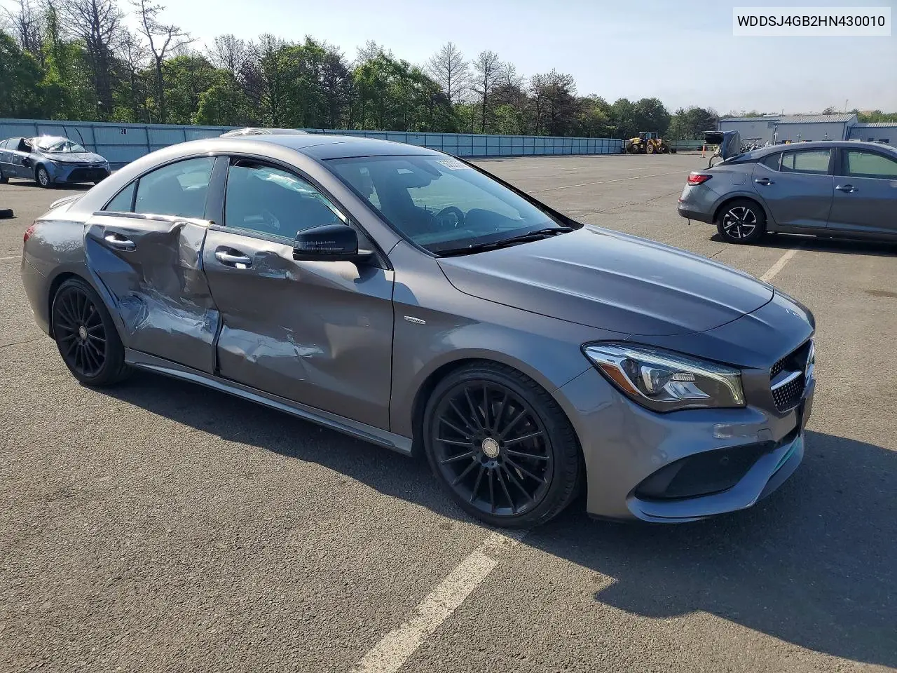 2017 Mercedes-Benz Cla 250 4Matic VIN: WDDSJ4GB2HN430010 Lot: 56721566