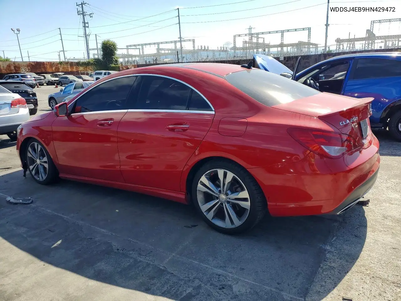 2017 Mercedes-Benz Cla 250 VIN: WDDSJ4EB9HN429472 Lot: 56990886