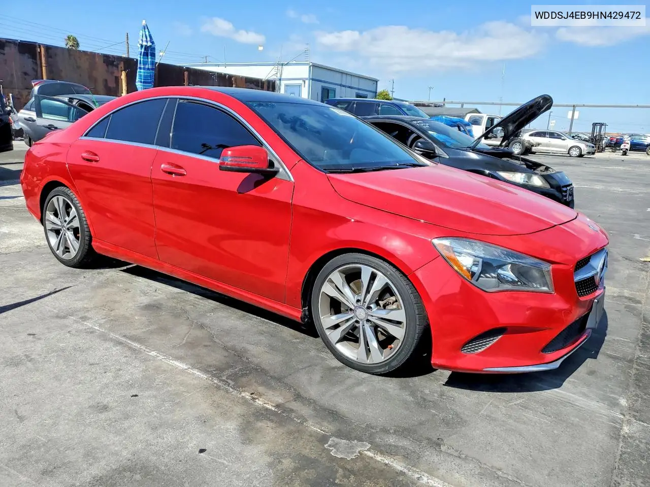 2017 Mercedes-Benz Cla 250 VIN: WDDSJ4EB9HN429472 Lot: 56990886