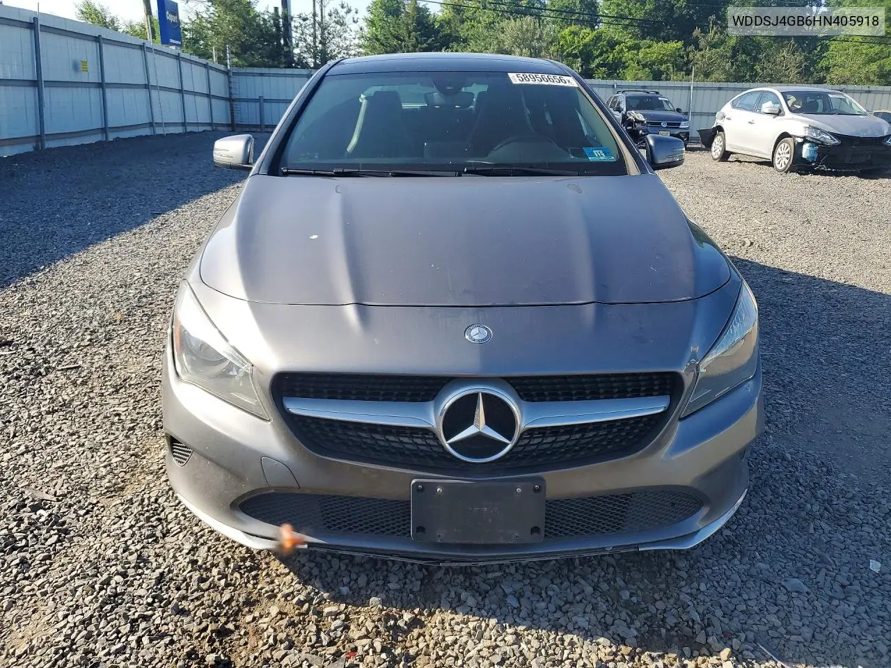 2017 Mercedes-Benz Cla 250 4Matic VIN: WDDSJ4GB6HN405918 Lot: 58956656