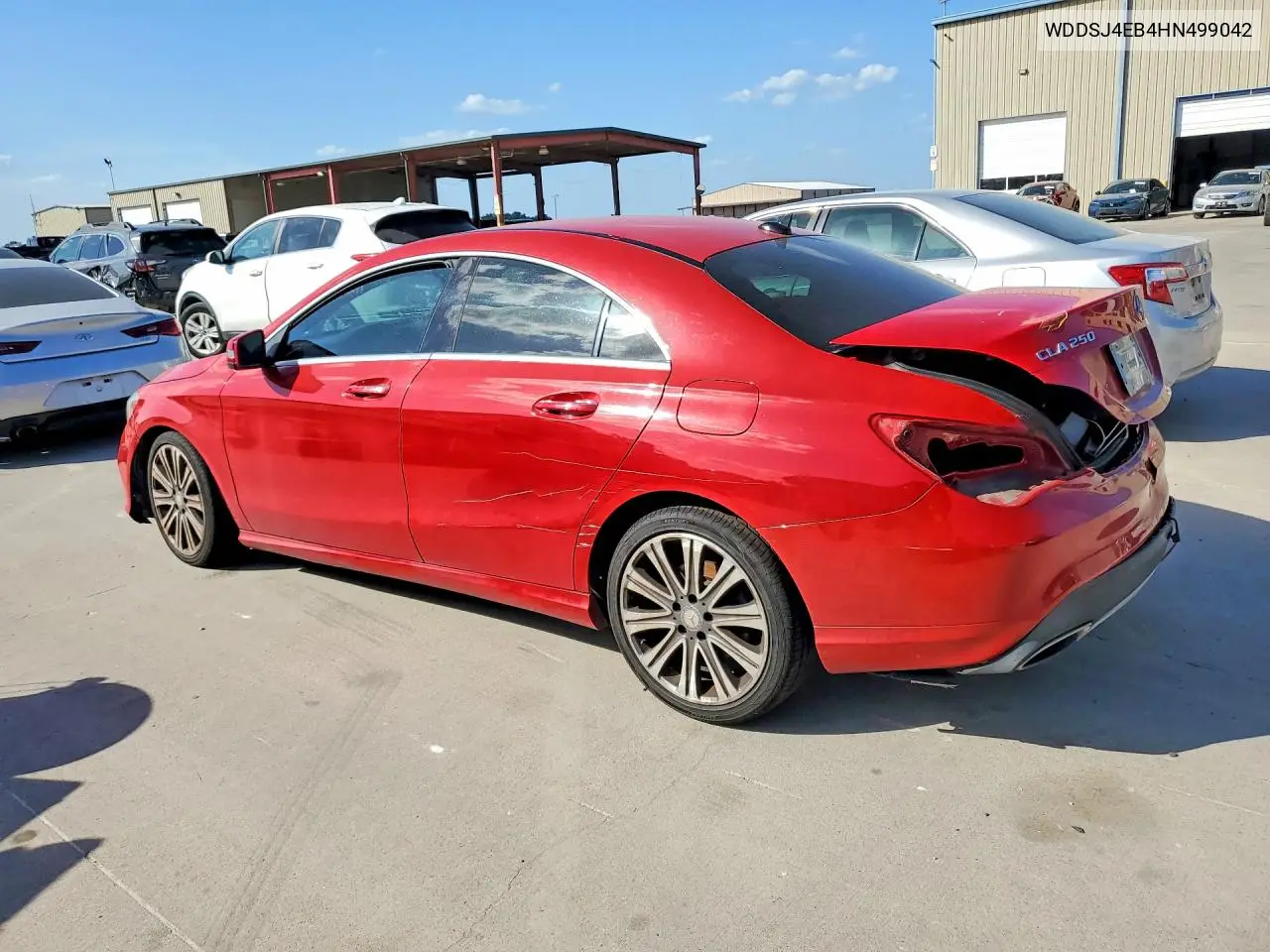 2017 Mercedes-Benz Cla 250 VIN: WDDSJ4EB4HN499042 Lot: 59173366