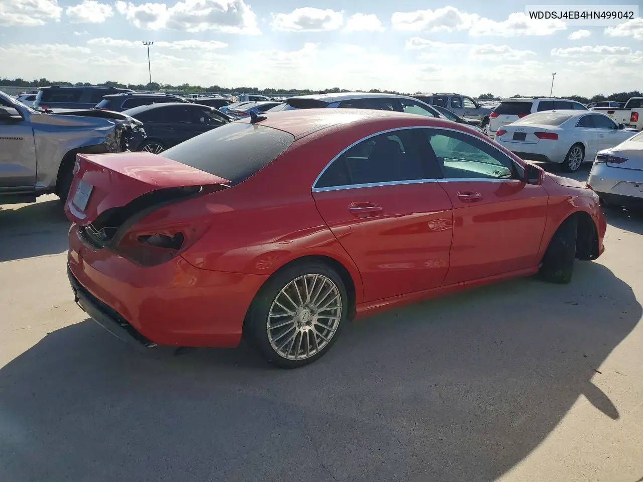 2017 Mercedes-Benz Cla 250 VIN: WDDSJ4EB4HN499042 Lot: 59173366