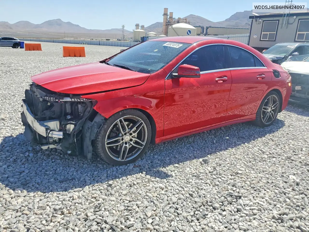 2017 Mercedes-Benz Cla 250 VIN: WDDSJ4EB6HN424097 Lot: 60824976