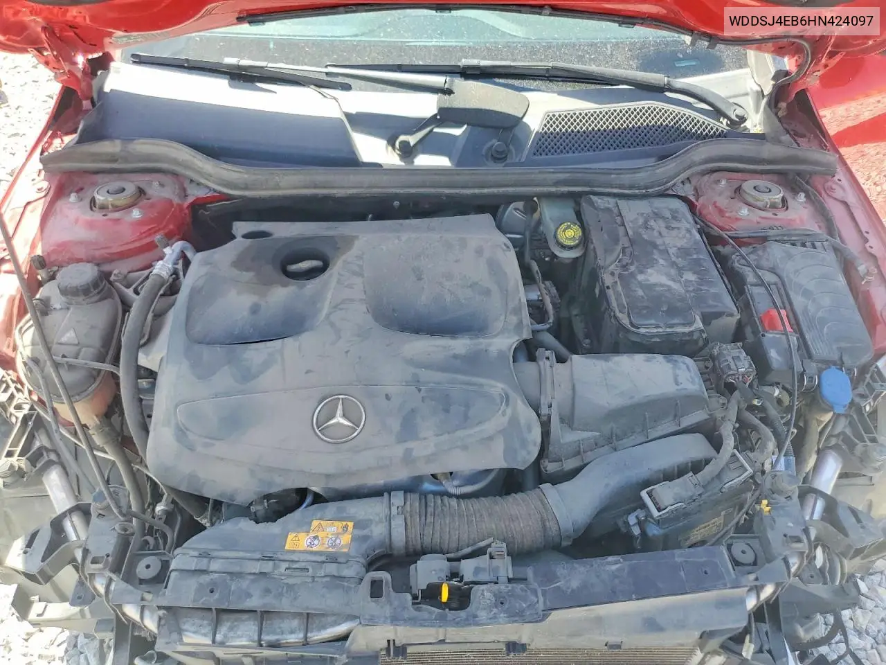 2017 Mercedes-Benz Cla 250 VIN: WDDSJ4EB6HN424097 Lot: 60824976
