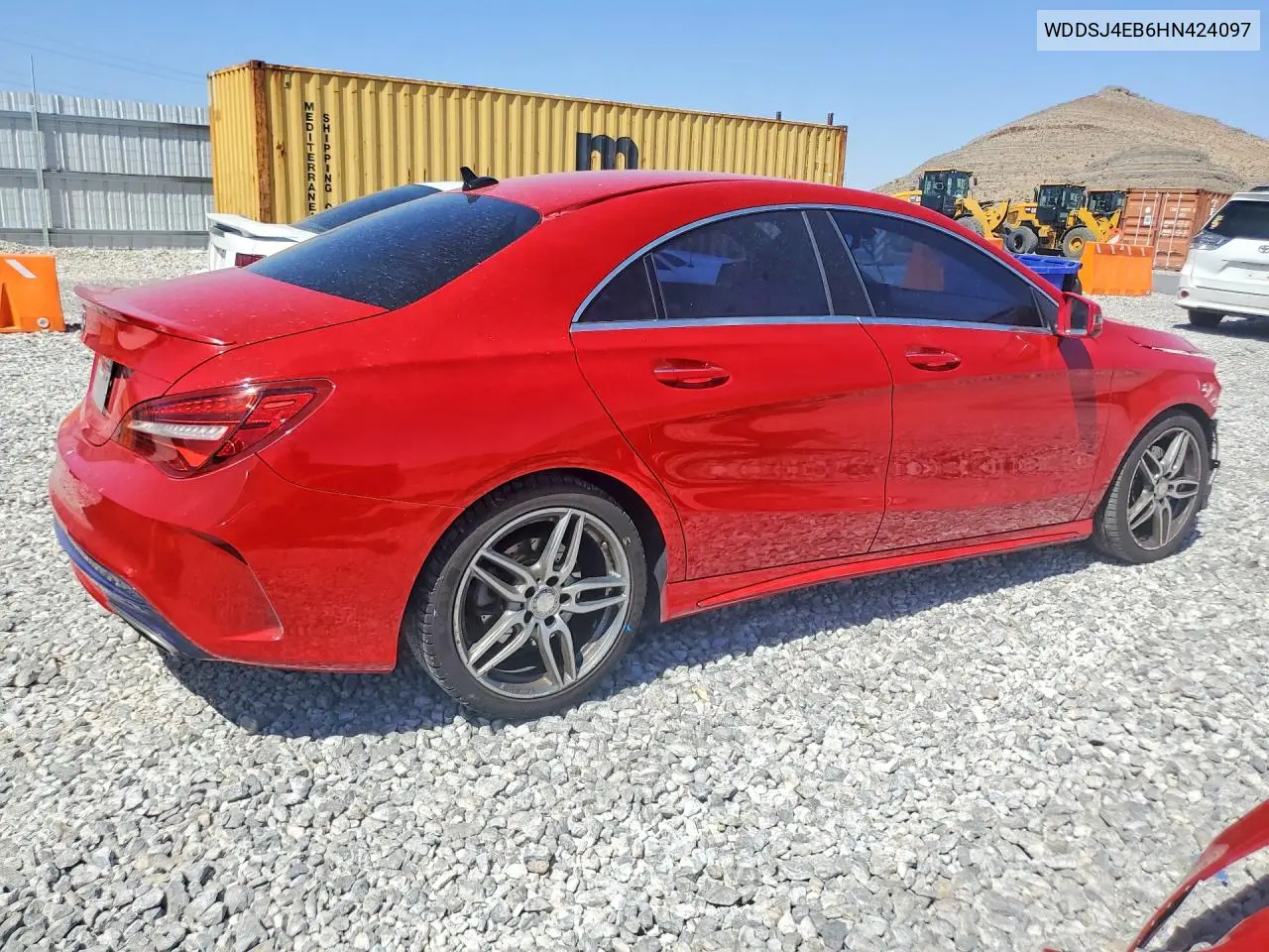 2017 Mercedes-Benz Cla 250 VIN: WDDSJ4EB6HN424097 Lot: 60824976