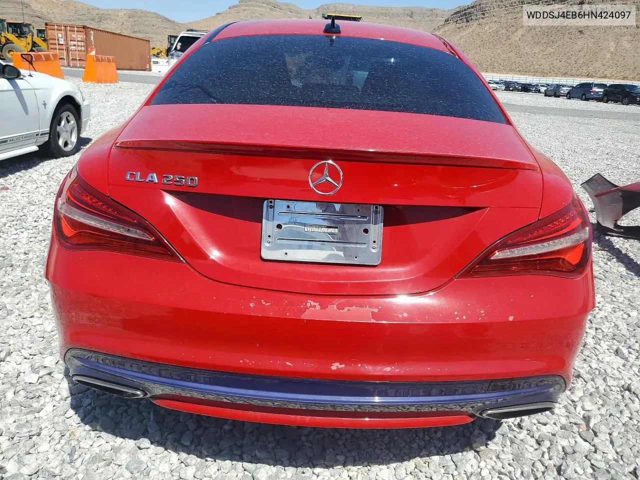2017 Mercedes-Benz Cla 250 VIN: WDDSJ4EB6HN424097 Lot: 60824976