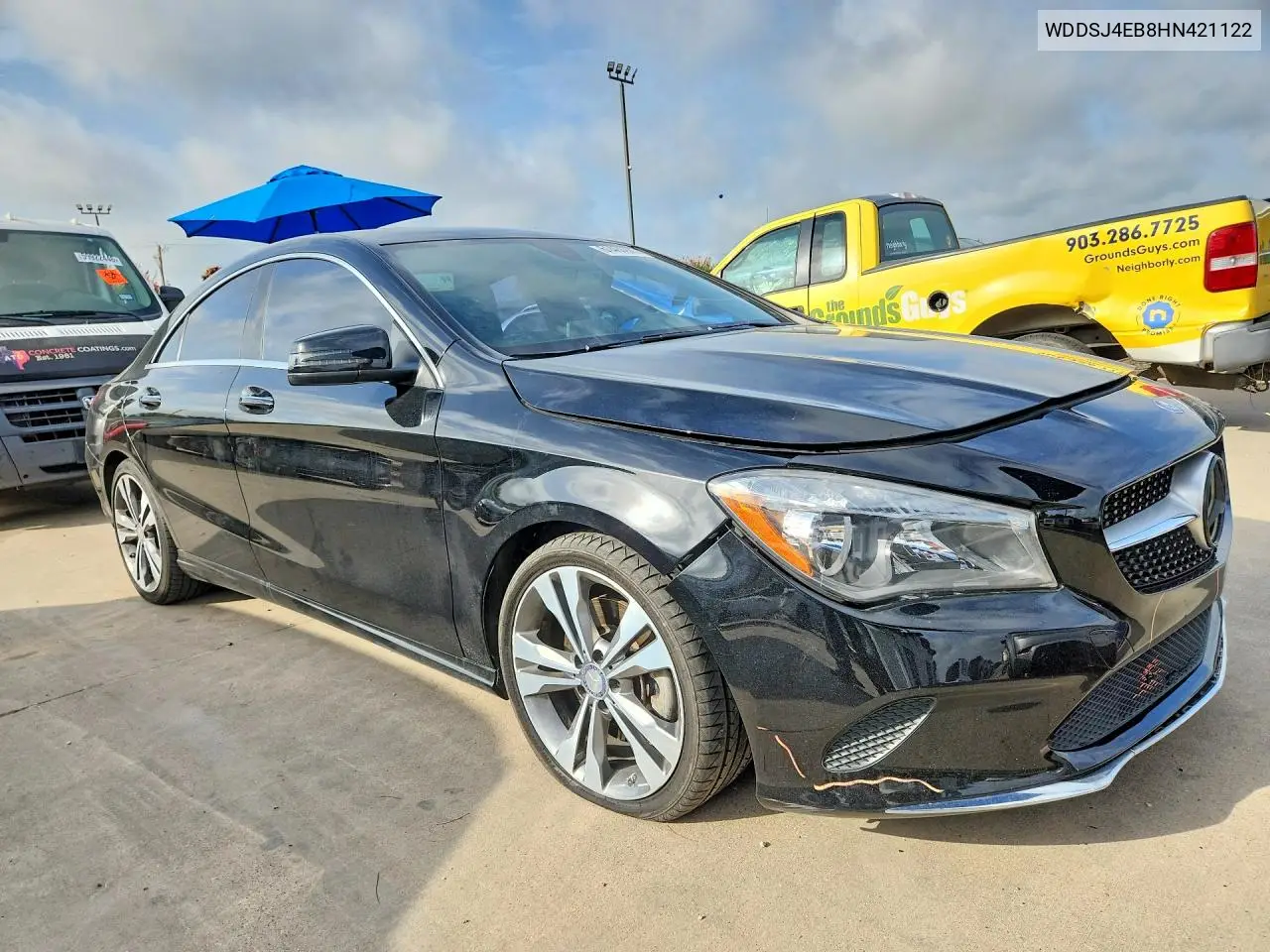 2017 Mercedes-Benz Cla 250 VIN: WDDSJ4EB8HN421122 Lot: 61484926