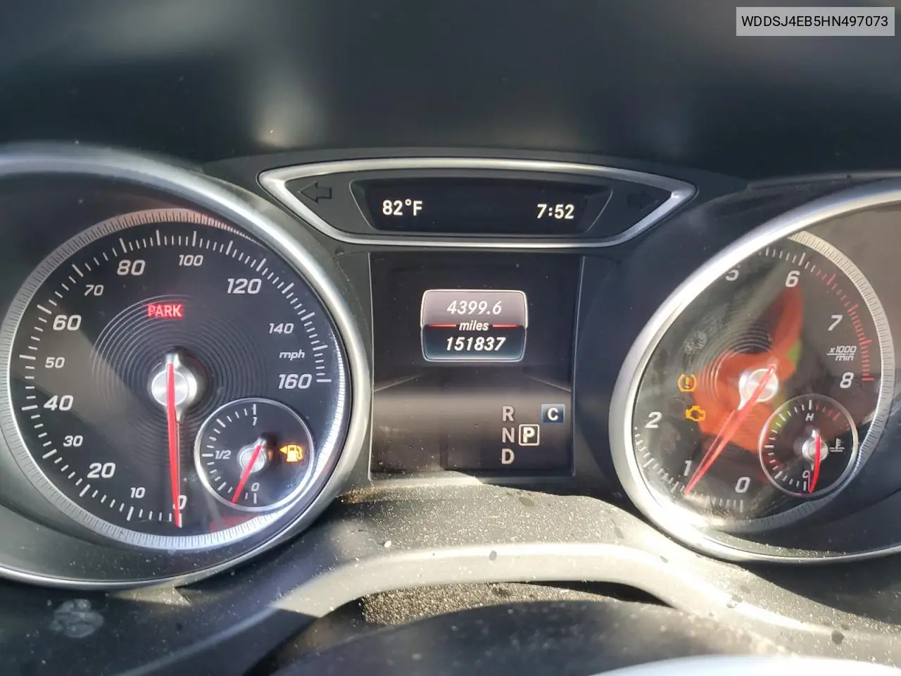 WDDSJ4EB5HN497073 2017 Mercedes-Benz Cla 250