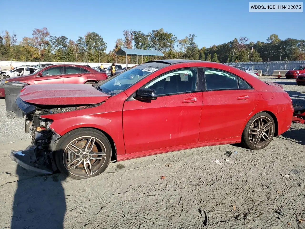 WDDSJ4GB1HN422075 2017 Mercedes-Benz Cla 250 4Matic