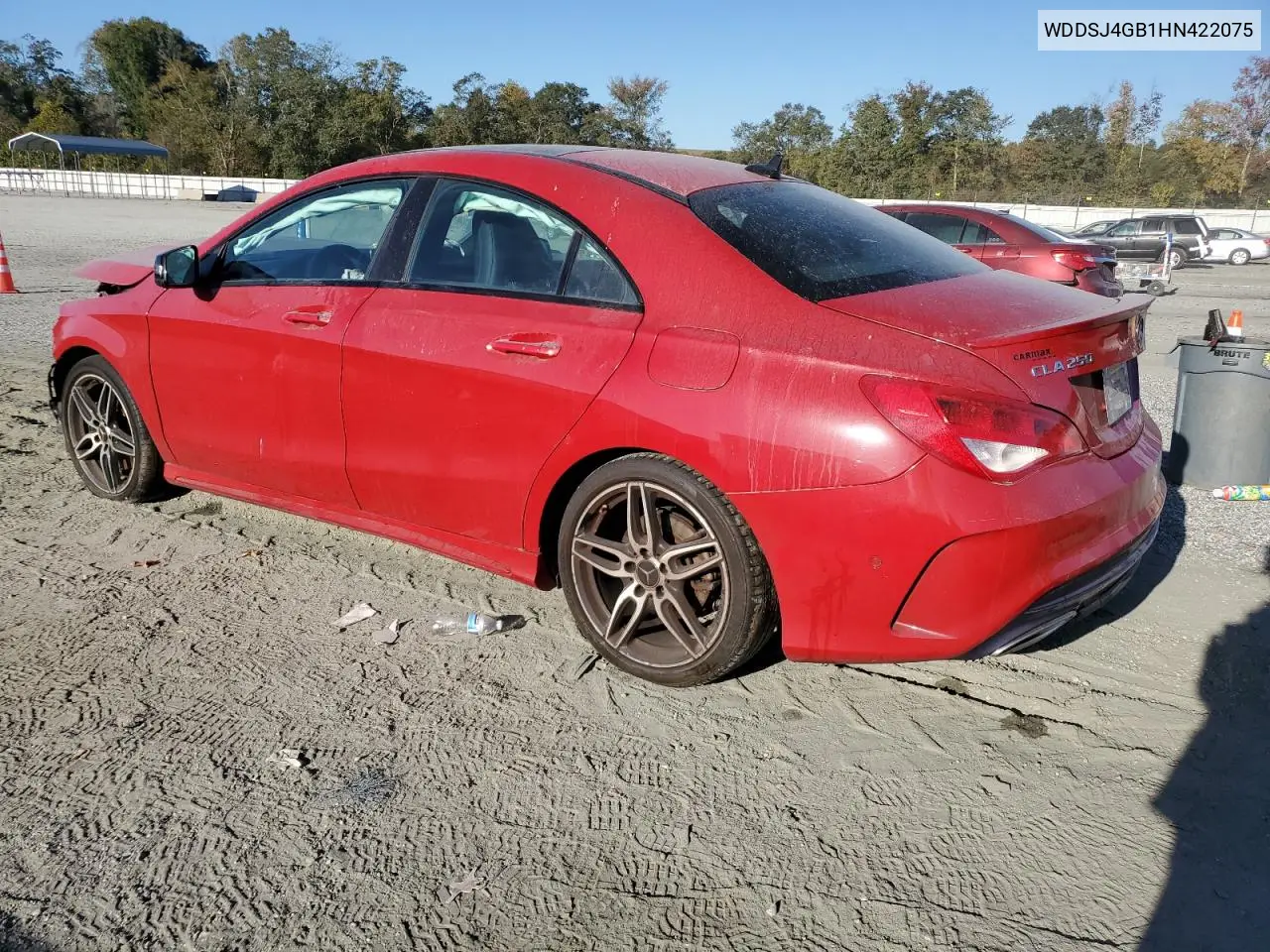 WDDSJ4GB1HN422075 2017 Mercedes-Benz Cla 250 4Matic