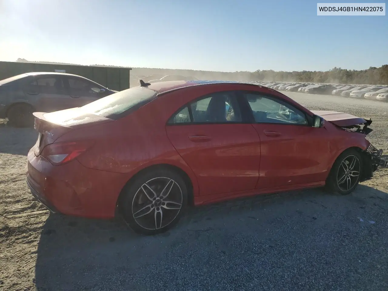 WDDSJ4GB1HN422075 2017 Mercedes-Benz Cla 250 4Matic
