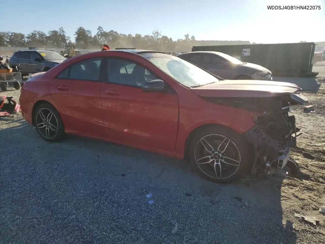 WDDSJ4GB1HN422075 2017 Mercedes-Benz Cla 250 4Matic