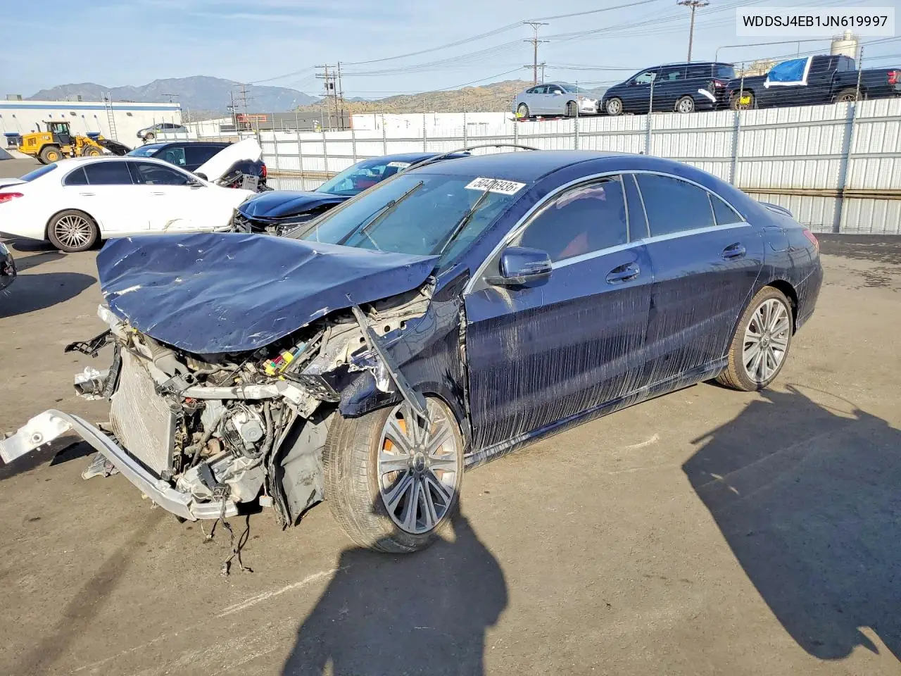 WDDSJ4EB1JN619997 2018 Mercedes-Benz Cla 250