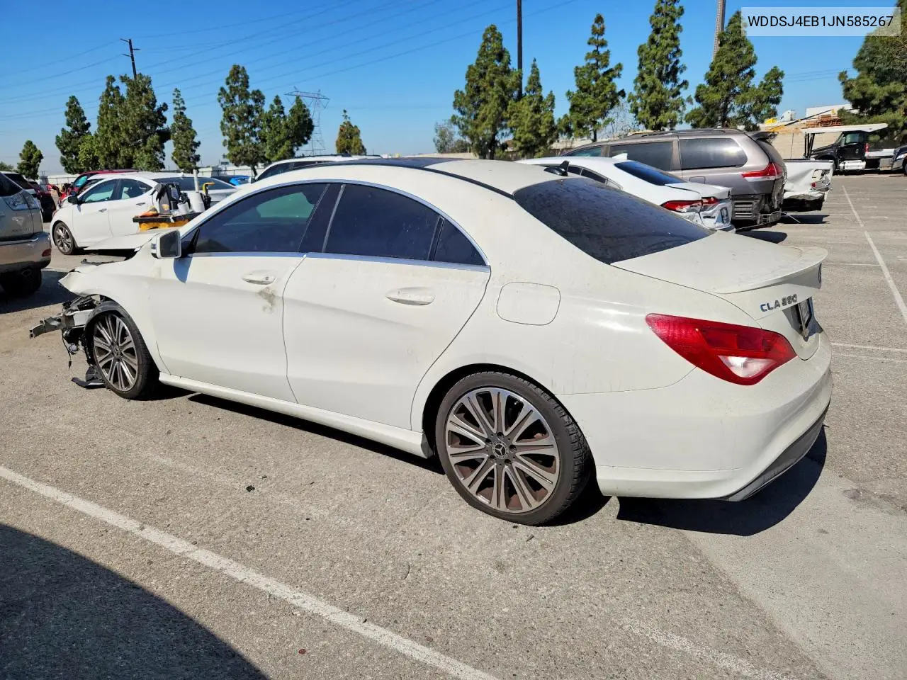 2018 Mercedes-Benz Cla 250 VIN: WDDSJ4EB1JN585267 Lot: 57478686